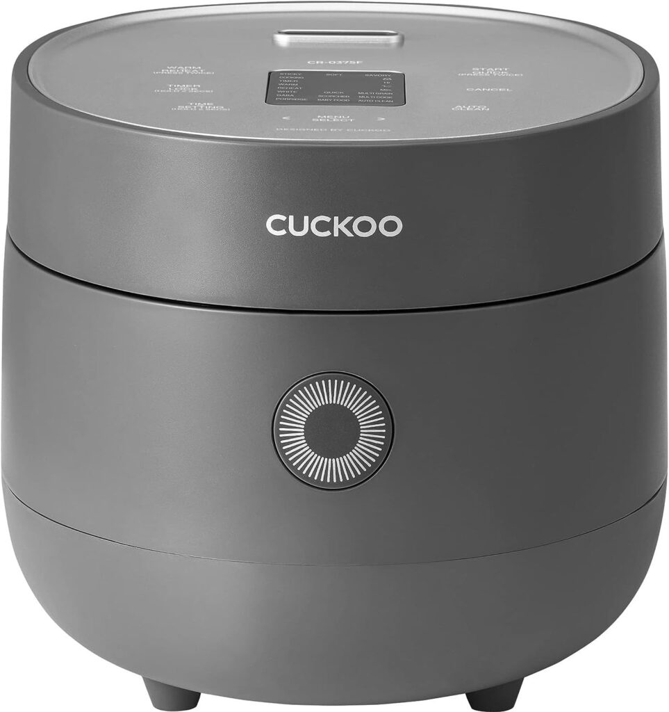 CUCKOO CR-0675F | 6-Cup (Uncooked) Micom Rice Cooker | 13 Menu Options: Quinoa, Oatmeal, Brown Rice  More, Touch-Screen, Nonstick Inner Pot | White