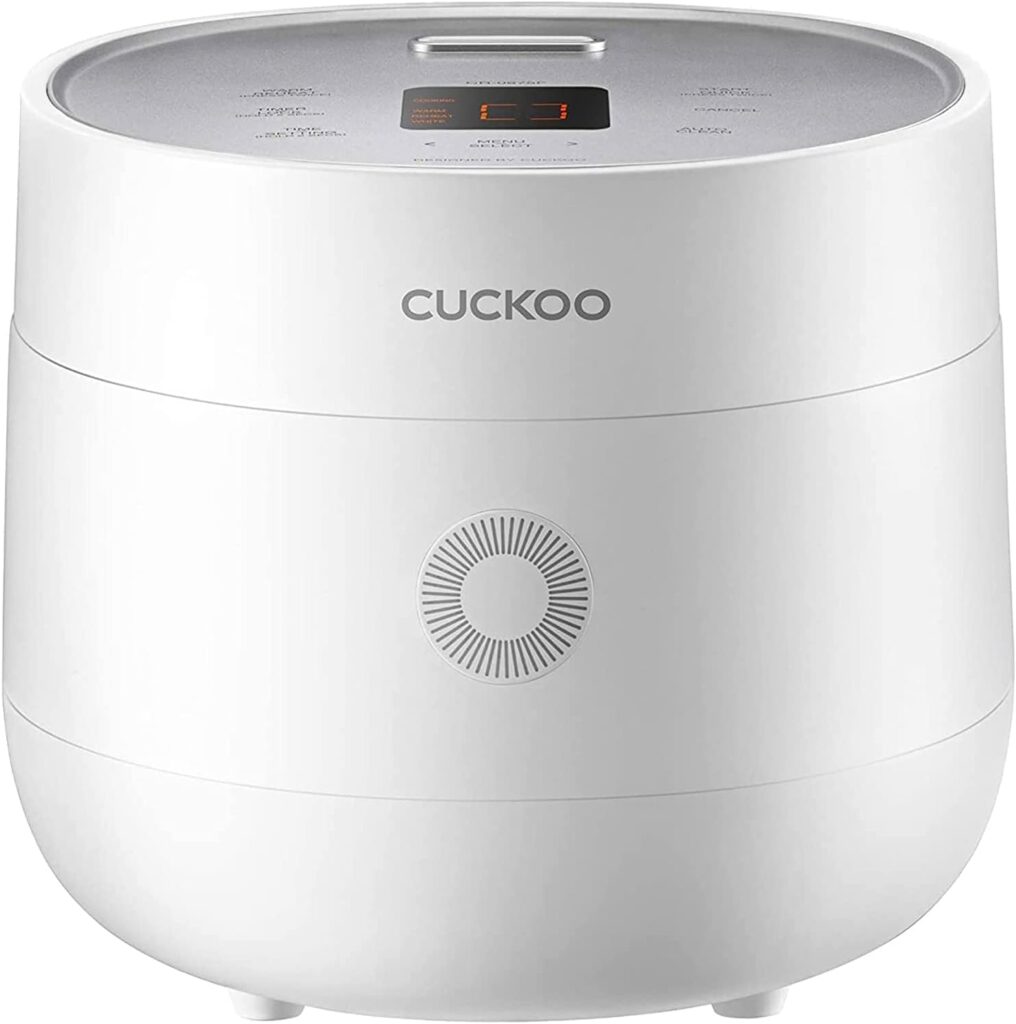 CUCKOO CR-0675F | 6-Cup (Uncooked) Micom Rice Cooker | 13 Menu Options: Quinoa, Oatmeal, Brown Rice  More, Touch-Screen, Nonstick Inner Pot | White