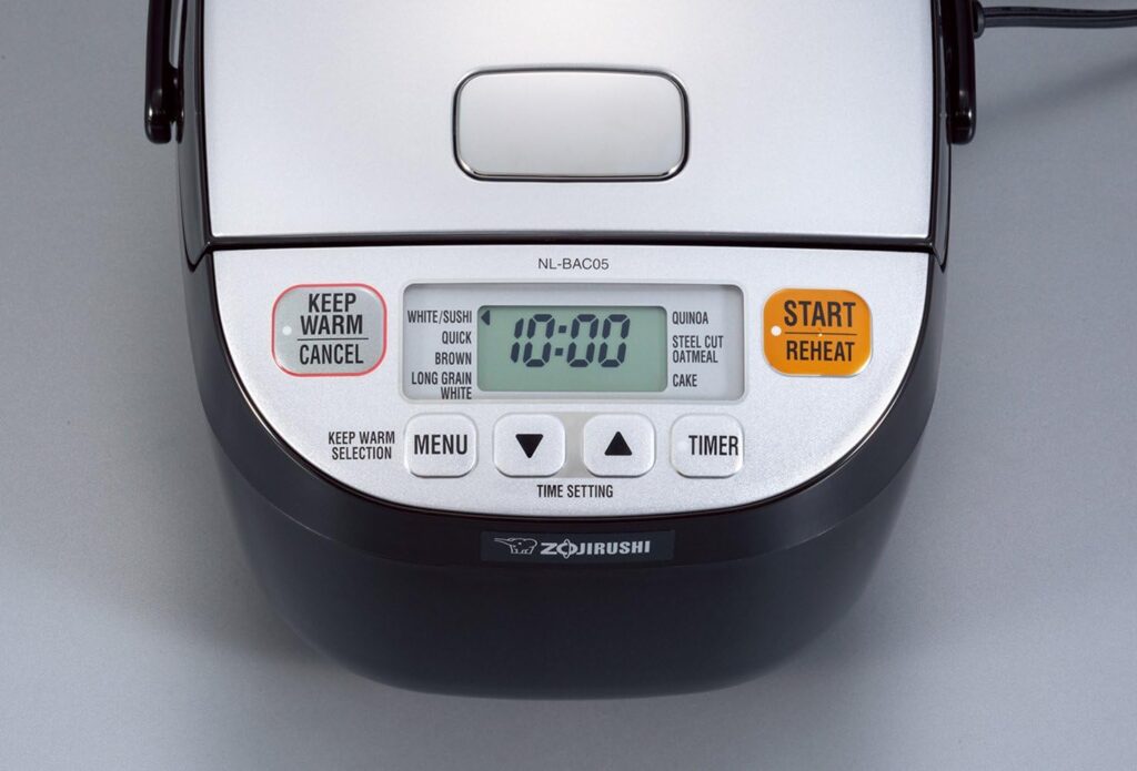 Zojirushi 612252-NL-BAC05SB Micom Rice Cooker and Warmer, Silver Black