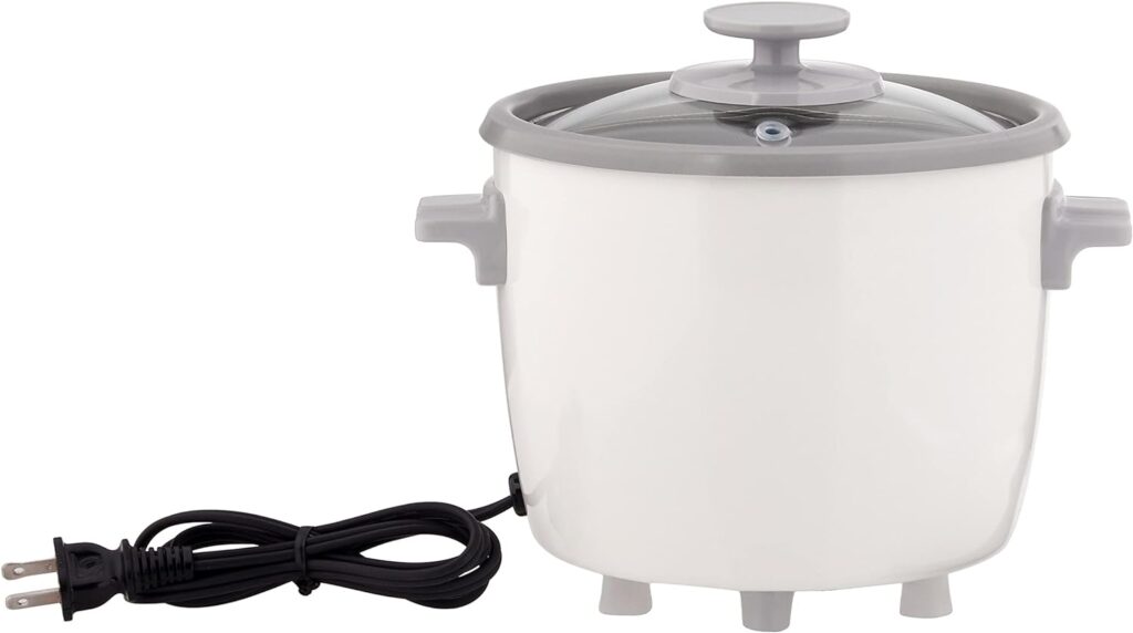 Zojirushi NHS-06 3-Cup (Uncooked) Rice Cooker, White (-WB)