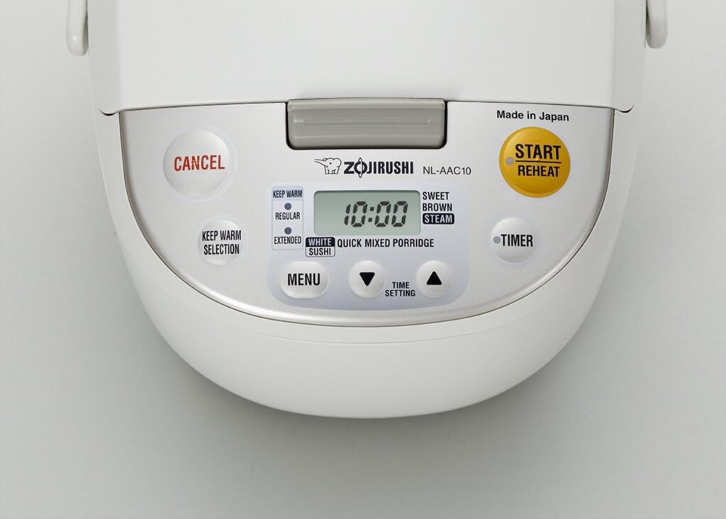 Zojirushi NL-AAC10 Micom Rice Cooker (Uncooked) and Warmer, 5.5 Cups/1.0-Liter, 1.0 L,Beige